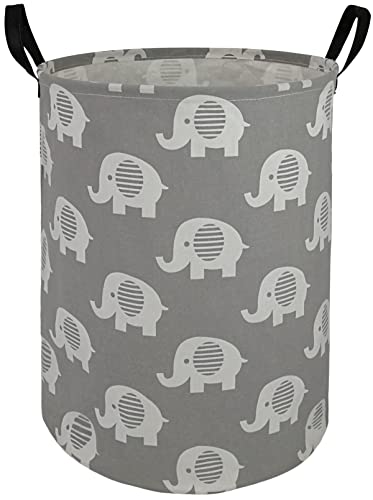 Image of MAIZMZ Kids Hamper Storage Bins Organizer Toy Box Laundry Basket Large Canvas Collapsible Chest for Home/Dorm/Kitchen/Pet/Office/Closet/Shelf/Gift Baskets