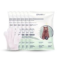 RumbleBox Feuchttücher für Katzen & Hunde, Handschuh-Feuchttücher für Haustiere, Sanfte Fellpflege, Reinigung & Massage, Optimal für Outdoor-Katzen, präzise Reinigung mit Handschuhform