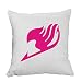 Etruke Anime Fairy Tail Erza Scarlet Gray - Cojín de Almohada para sofá, Doble Cara