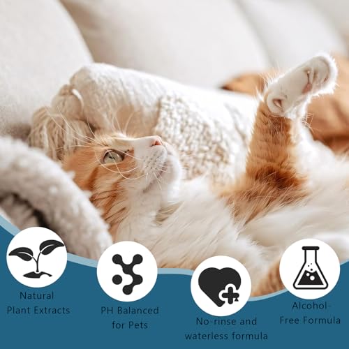 Image of Pet Steam Brush for Dog & Cat - 3-in-1 Spray Hair Removal for Grooming, Softens Fur & Reduces Static 1*Shampoo(Steam Brush not Included)