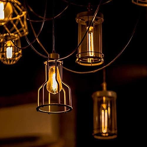 SVDK Tungsten Filament Antique Glass Light Bulbs Vintage Base E27 Bulb Yellow Light for Home Decoration, Living Room, Hall, Balcony, Restaurant Bar Lighting. (PACK OF 2) 2