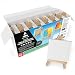 Arteza Blank Stretched Mini Canvas, 3X3" with Easel, Pack of 14, Primed, 100% Cotton, for Acrylic Paint, Oil Paint, Other Wet or Dry Media, for Professional Artists & Hobby Painters