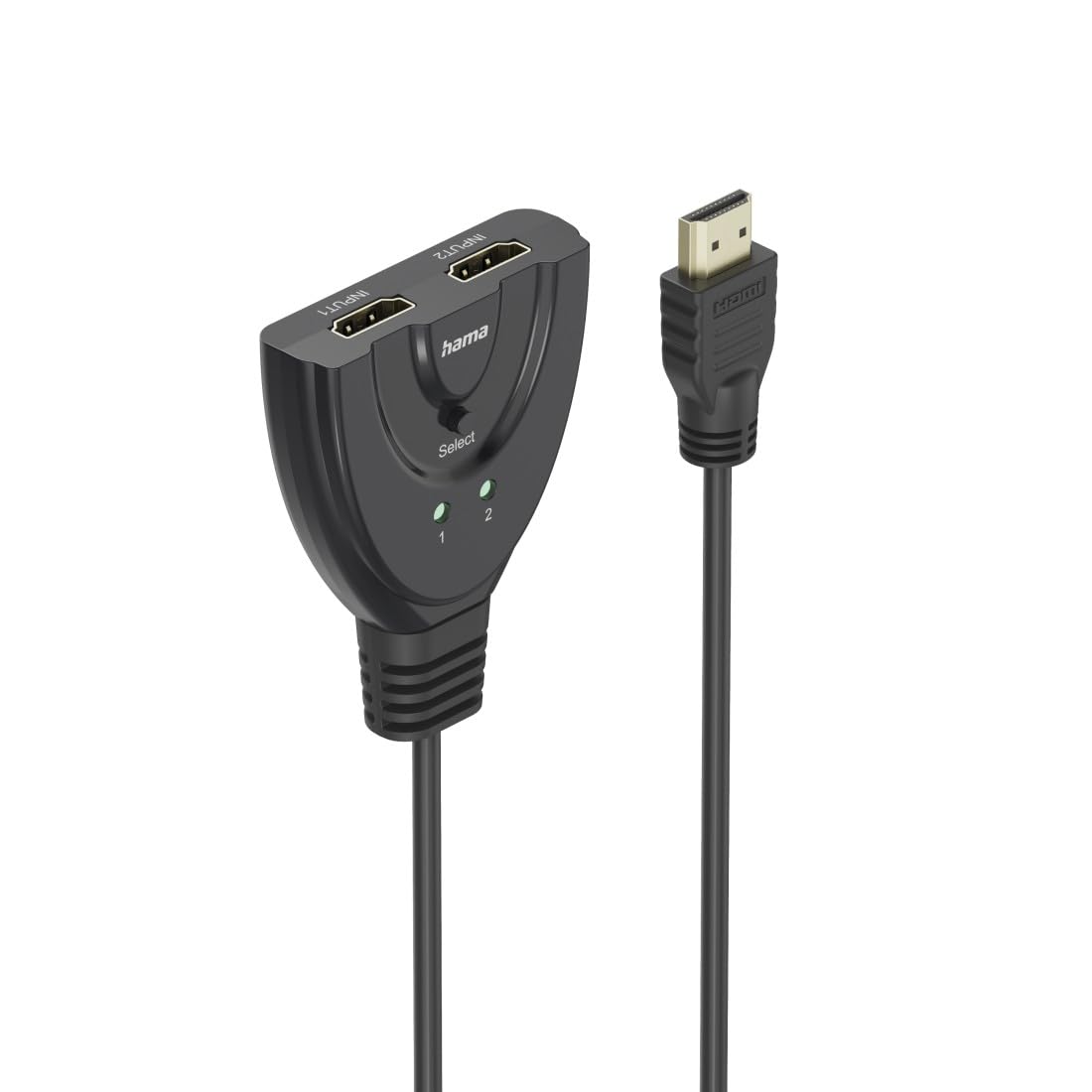 4K HDMI™ Switch 2 x 1, 2 x Female Connectors - 1 HDMI™ Male Plug