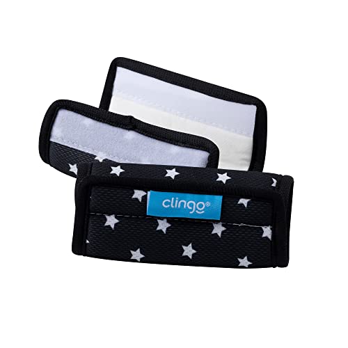 Protetores infantil de Cinto de Segurança - Preto Estrela Clingo