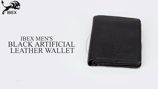 Ibex Men's Casual Artificial Leather Wallet - Brown, 5+ Card Slots, Compact Bi-Fold - View #10