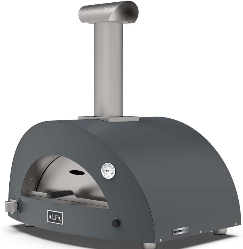 Alfa Moderno 2 Pizze Natural Gas - Anthracite Grey - FXMD-2P-MGRIA-U