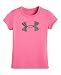 Under Armour Little Girls' Toddler UA Snake Shimmer Big Logo Short Sleeve