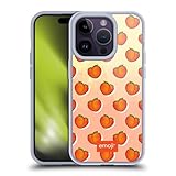 Head Case Designs Officially Licensed Emoji® Peaches Fruits Soft Gel Case Compatible with Apple iPhone 14 Pro and Compatible with MagSafe Accessories