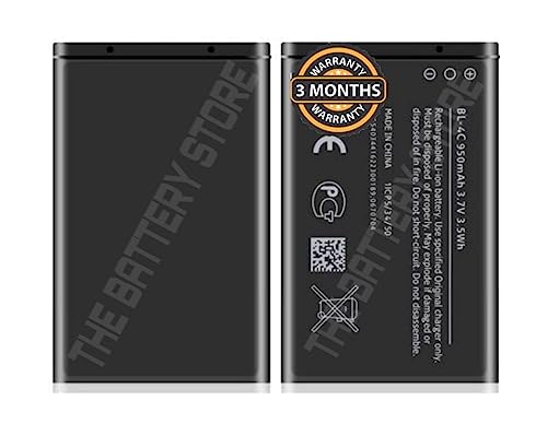 Image of Original BL-4C Battery for Nokia 1202 | 1265 | 1325 | 1661 | 2220 | 2220s | 2650 | 2652 | 2690 | 3108 | 3500C | 6100 | 6125 | 6136 | 7200 | 7270 | 8208 Battery with 3 Month Warranty**** (P227)
