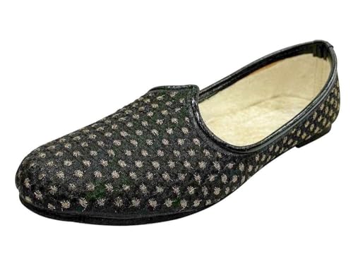 Stop n Style Wedding Sherwani Shoes Indian Punjabi Jutti for Men Ethnic Loafers