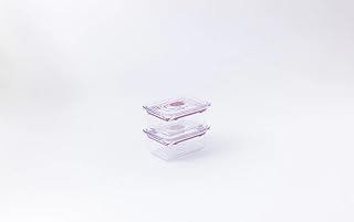 Latchlok Click 1.9 Cup Food Storage Container, Set of 2, Rose