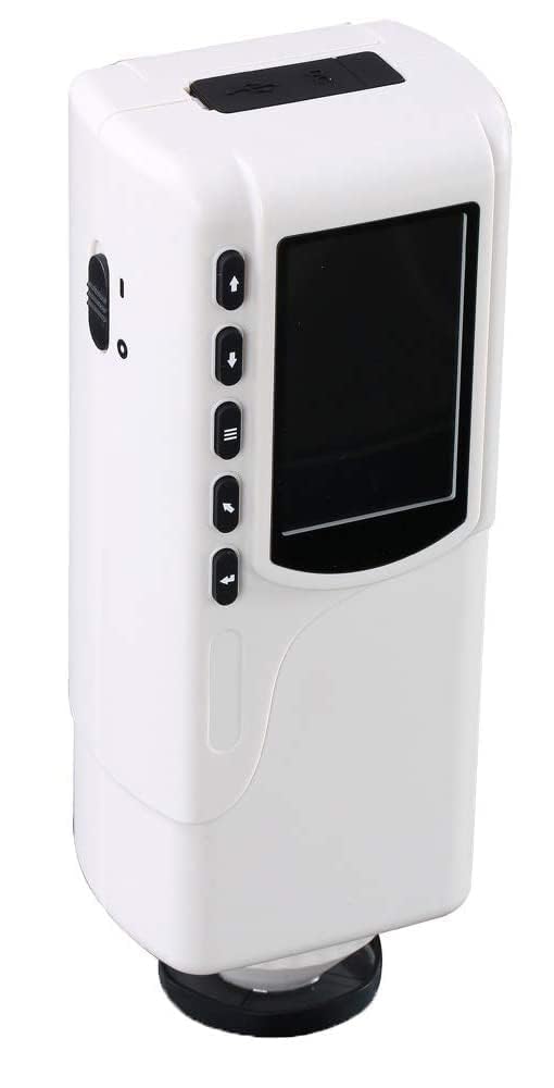 Color Tester Meter Φ4mm D/8 Colorimeter Color Difference Test with D65 Light Source Repeatability 0.03 TFT True Color 2.8inch Display Illumination Cross Locating