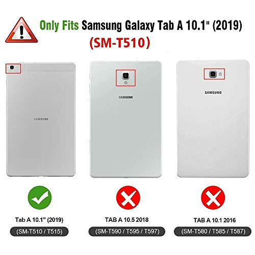 Capa para Tablet Galaxy Tab A 10.1 T510 Magnética Preta Não serve T515