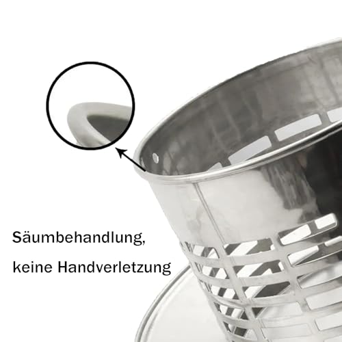 Kaminhaube, Allgemein Edelstahln 304 Schornsteinaufsatz Abdeckung, Haltbar Vogelkäfig Form Trennen Insekt und Blatt, Regenhut für Ofenrohre