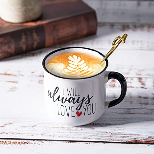 Cutiset 14 Ounce Ceramic Coffee Mugs With Patterns For Coffee, Unique Glazed Microwave Safe And Oven Safe Coffee Mug,For Tea, Coffee And Hot Chocolate #TOP3