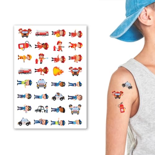 Tatuagem Mania, Tatuagem Temporária Infantil Militar | Kit Festa 32-071