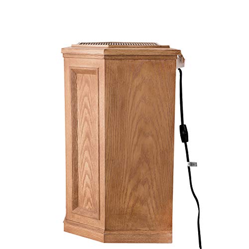 Aircare 696 400Hb Whole House Credenza Evaporative Humidifier For 3600 Sq. Ft, Light Oak #TOP7