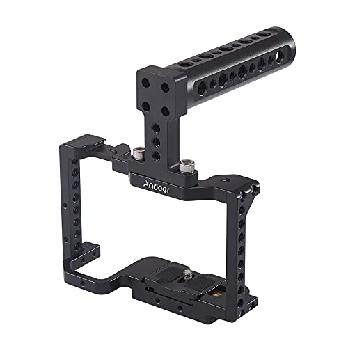 mingzhe Camera Cage + Top Handle Kit Liga de alumínio com placa de liberação rápida removível Montag