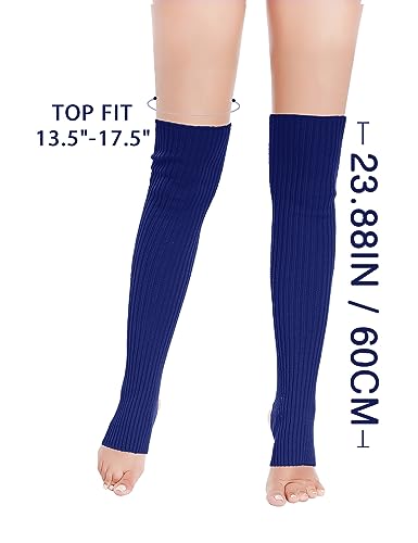 Image of v28 Women's Neon Knit Leg Warmer for 80s Party Dance Sports Yoga