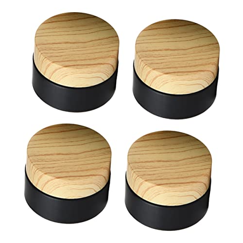 Hemobllo 4 piezas Botes Vacíos de Vidrio para Crema Contenedores Portátiles de Cosméticos para Viaje Tarros Pequeños para Loción y Crema de Manos Compactos y Elegantes para Mujeres
