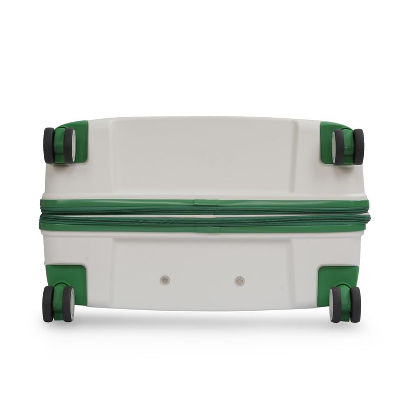 Image of United Colors of Benetton Luggage Trolley, Cabin, Emerald Plus, White