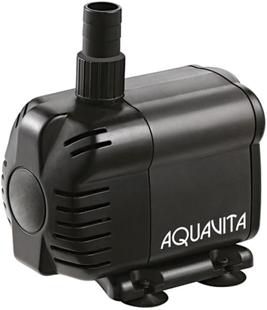 Aqua Vita 396GPH Submersible Water Pump for Fountain, Irrigation, Pond Pumps Submersible Outdoor, Fish Tank Pump for any Aquarium Water Pump, Hydroponics