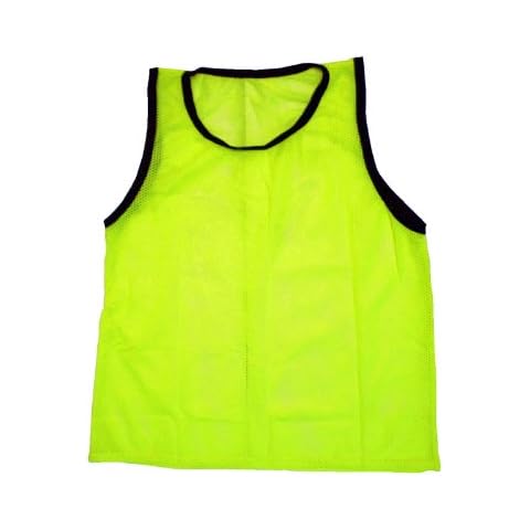 BlueDot Trading Adult Sports Pinnie Scrimmage Training Vest for team practice for all kinds of sports Soccer, Lacrosse, Football, Basketball, Yellow, 1 Pack Cover