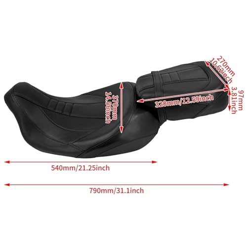 Asiento de conductor para Harley Touring CVO Ultra Classic Electra Glide FLHTCUSE 2
