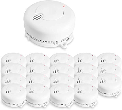 Preisvergleich Produktbild 20er Set Rauchmelder inkl. Batterie Brandmelder Rauchwarnmelder