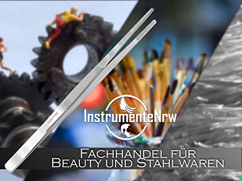 Gerade Pinzette 12,5 cm mit Innenzahnung aus rostfreiem Edelstahl - Image 8