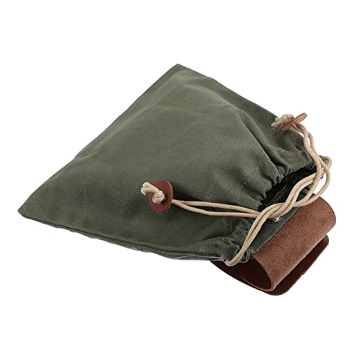 Bolsa de recogida de lona verde para evitar aplastar frutas en el campo 1