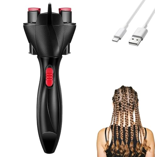 Machine de tressage intelligente entièrement automatique, facile à utiliser, outil de torsion et de tressage pour créer des coiffures impeccables avec...
