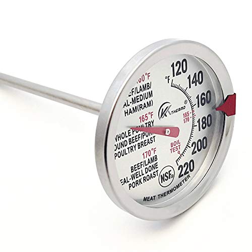 review Digital Instant Read Meat Thermometer, Thermometer Cooking, Kitchen Food Thermometer with 4.6