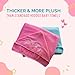 Princess Baby Bath Towel [Pink] Hooded Toddler Towels for Girls Up to 10 Years - Oversized Baby Towel with Super Absorbent 100% Cotton - Soft and Cozy Beach Towel - Full Coverage Kids Bath Towels