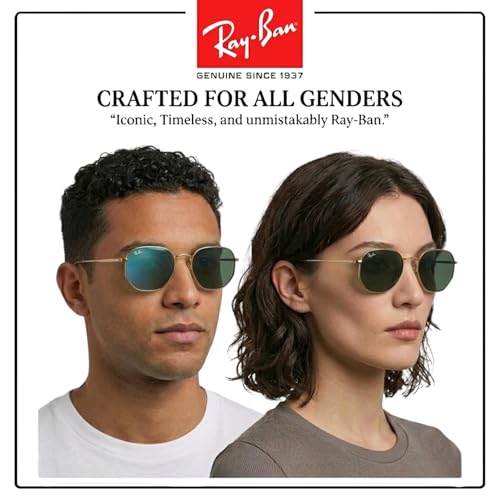 Image of Ray-Ban RB3565 JACK Square-Round Shaped Sunglasses for Men & Women with Official RAYBAN Eyewear Kit