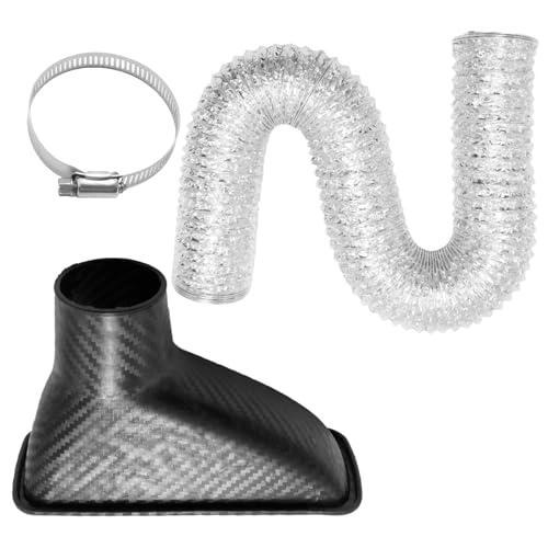 image for ZUDKSUY Universal Car Air Intake Duct Front Bumper Intake Duct, Front 