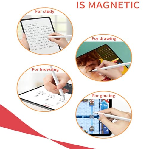 Image of Universal Rechargeable Stylus Pen with Fine Tip for Touchscreens, Digital Pencil for Writing, Drawing, Sketching & Notes - Works with Android & iOS