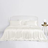 Vista 33 de Juego de funda de edredón tamaño individual de Linenwalas - De viscosa derivada del bambú, suave, transpirable, ligera, funda de edredón refrescante