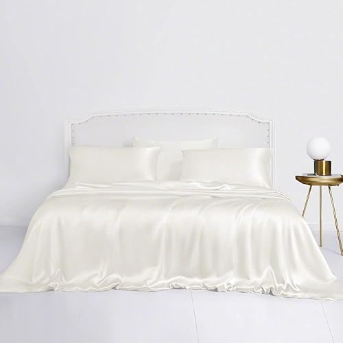 Linenwalas Juego de funda de edredón King de gran tamaño, funda de edredón de viscosa de bambú de 120 x 98 pulgadas, suave como la mantequilla,