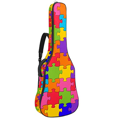 Étui de protection rembourré pour guitare acoustique et classique Motif lune et étoiles Bleu marine, Multicolore 07, 42… - Les Beatles, Paul McCartney, John Lennon, RIngo Starr, George Harrison Étui de protection rembourré pour guitare acoustique et classique Motif lune et étoiles Bleu marine, Multicolore 07, 42…