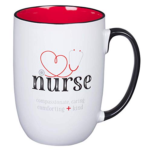 Christian Art Gifts Coffee Mug: God Found The Strongest People And Made Them Nurses With Inspirational Scripture, 15Oz, White #TOP20