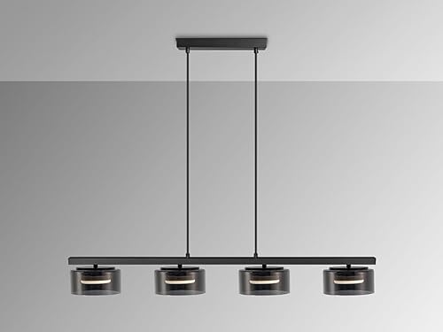 Schuller IOLAIA LAMPARA 4L NEGRO SMOKY