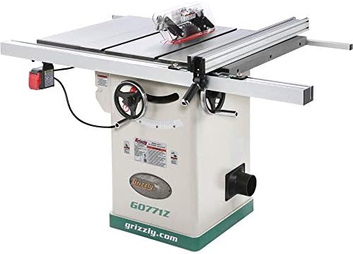 Grizzly Industrial G0771Z - 10" 2 HP 120V Hybrid Table Saw with T...
