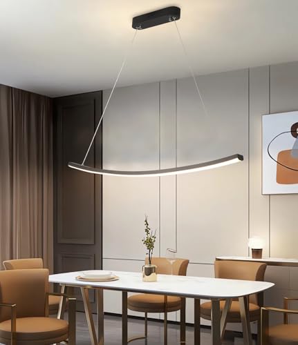 Lámpara de techo LED colgante regulable con mando a distancia para comedor y cocina moderna 2