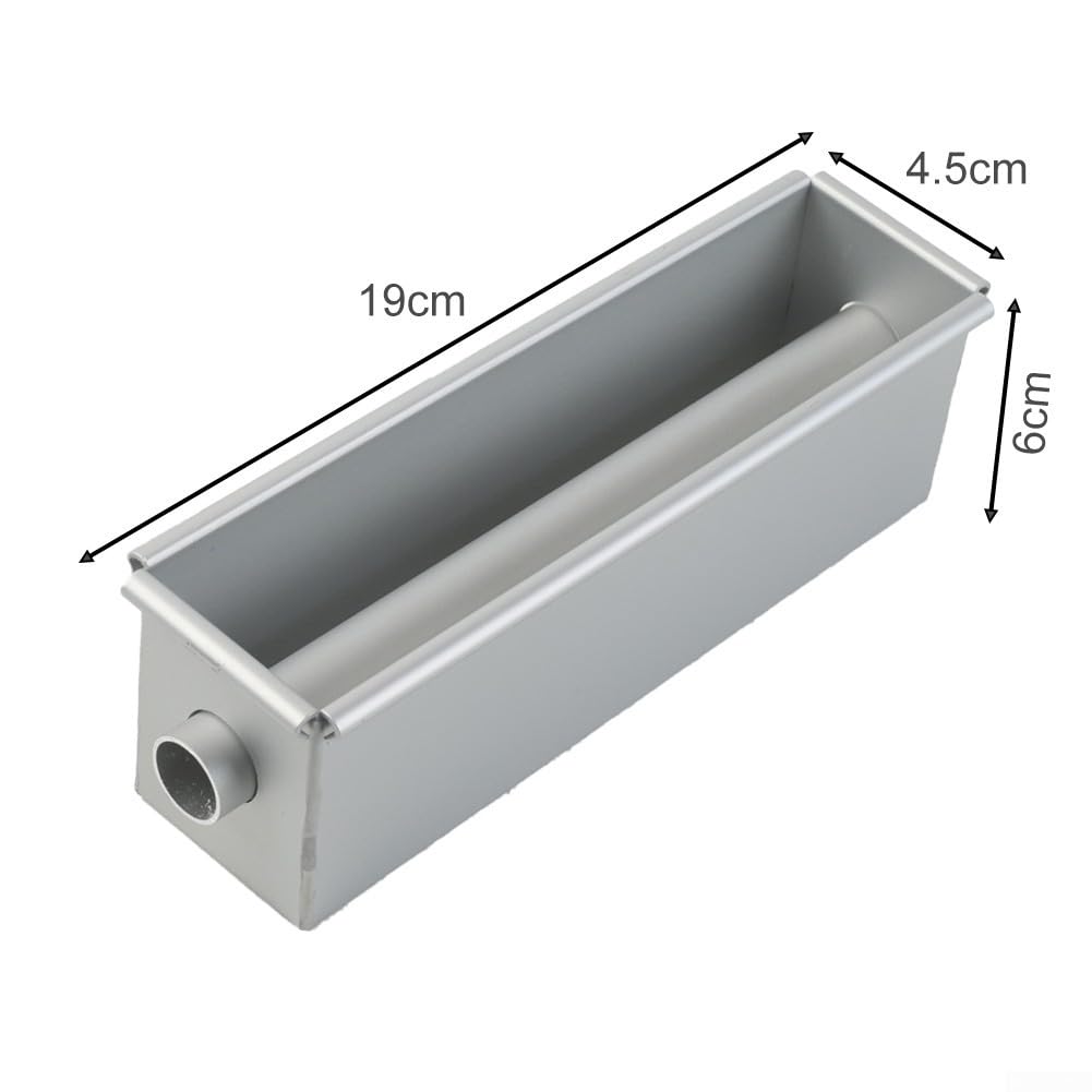 Aluminium Alloy Square Bread Loaf Pan With Center Tube, Scratch-Resistant Nonstick Coating, Easy To Clean(B)