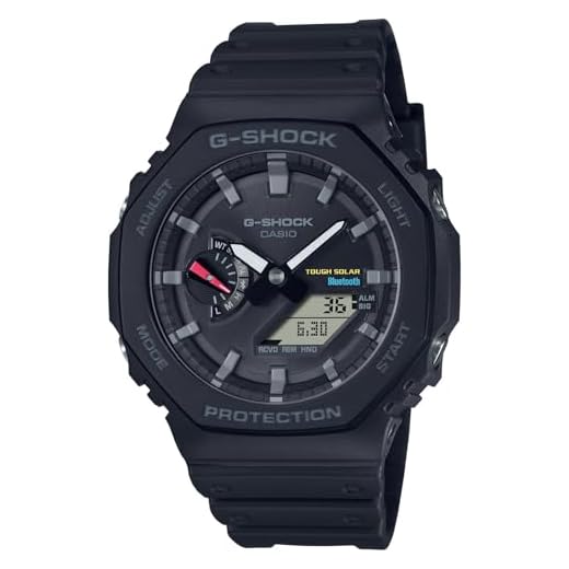 G-Shock Casio Analog-Digital Tough Solar Connected Black Watch | GAB2100-1A