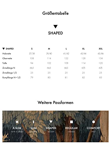 Seidensticker Zakelijk herenhemd - pasvorm shaped fit - lange mouwen - Kent kraag - effen - 100% katoen - Image 7