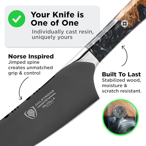 Image of Dalstrong 2-Pc Knife Set - 8 inch Chef & Paring, Black Ed.