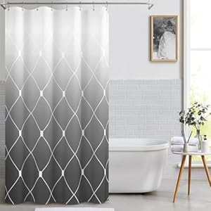 Grey-Shower-Curtain-78-Length-Gray-and-White-Ombre-Textured-Fabric-Shower-Curtains-for-Bathroom-Hotel-Spa-Luxury-Shower-Curtain-Set-with-12-Hooks-Machine-Washable-Water-Repellent-72-x-78 - Cucciolini Doodles   Grey-Shower-Curtain-78-Length-Gray-and-White-Ombre-Textured-Fabric-Shower-Curtains-for-Bathroom-Hotel-Spa-Luxury-Shower-Curtain-Set-with-12-Hooks-Machine-Washable-Water-Repellent-72-x-78