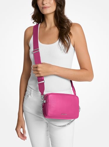 Image of Michael Kors Bryant Medium Double Zip Chain Camera Crossbody Bag